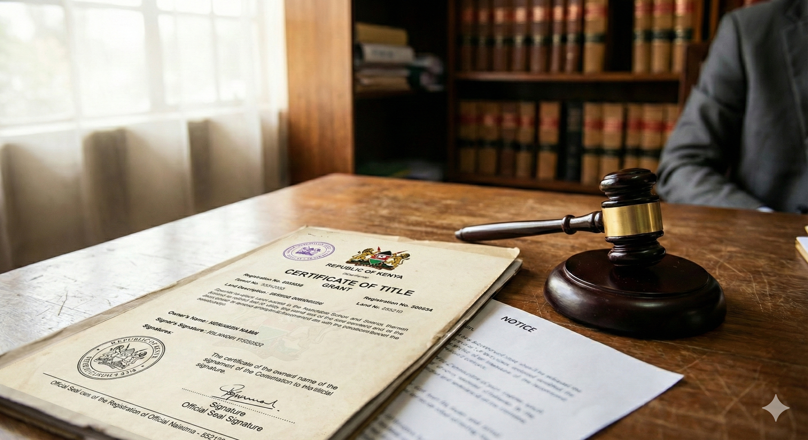 “Bank Wants to Auction My Land – title deed and auction notice concept”